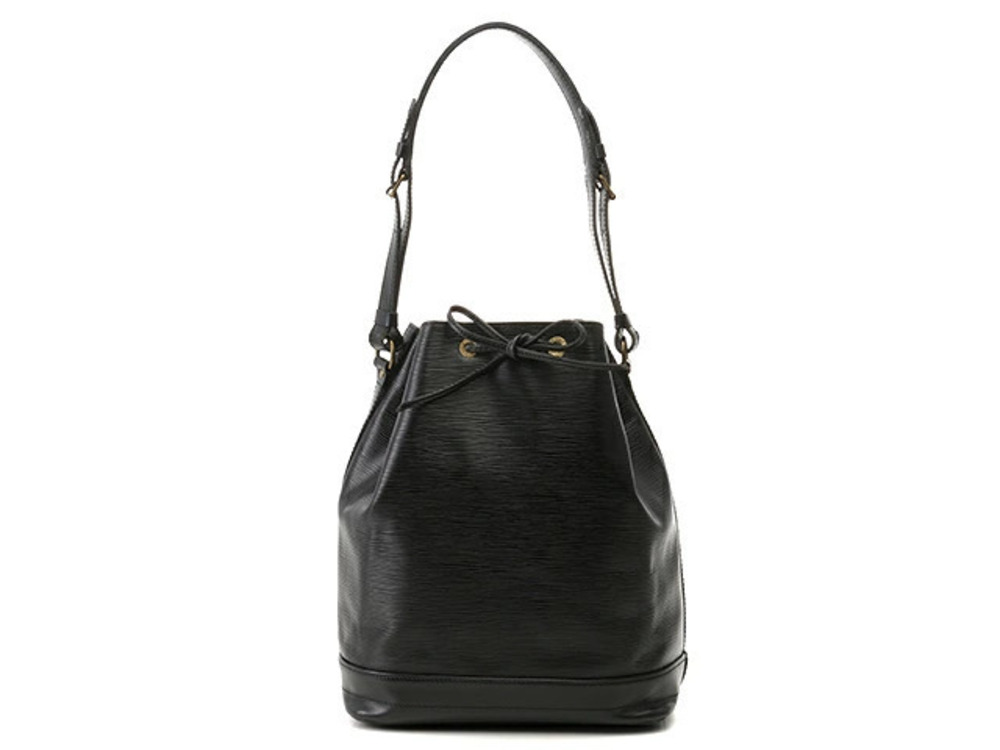 LOUIS VUITTON Shoulder Bag Noe Epi Noir Black